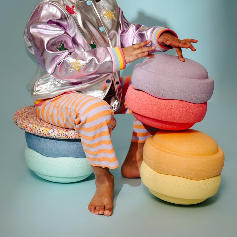 Stapelstein Rainbow Set pastel 1