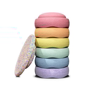 Stapelstein Rainbow Set pastel