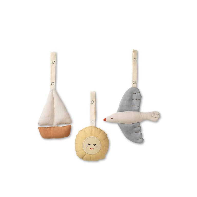Dear April 3-er Pack Spielzeug, Sailboats