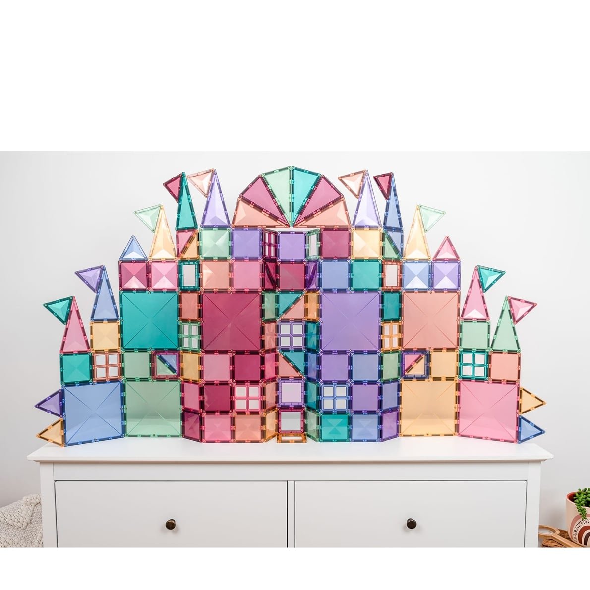 Connetix Magnet Bausteine Pastel Creative, 120-teilig 2