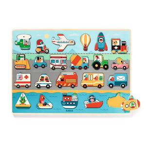 Djeco Holzpuzzle Vroom
