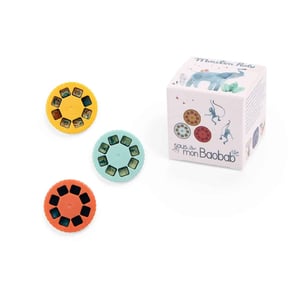 Moulin Roty 3 Disketten Sous Mon Baobab zu Projektionsleuchten