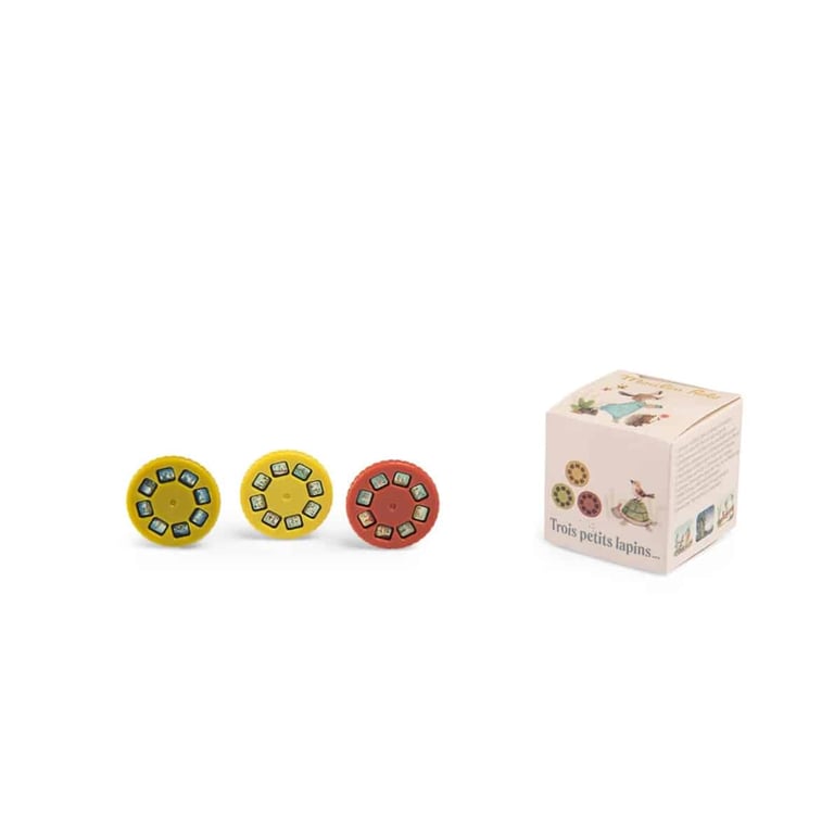 Moulin Roty 3 Disketten Trois Lapin zu Projektionsleuchten