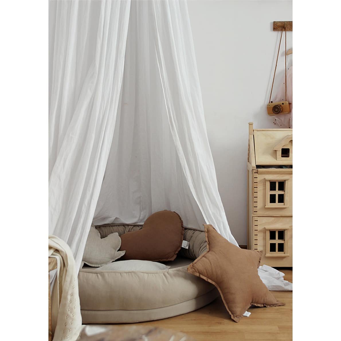 Cotton & Sweets Basic Junior Nest without ruffles Cappuccino 1
