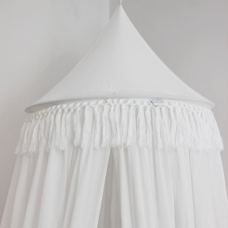Cotton & Sweets Boho Canopy fi 50 Fringe White 1
