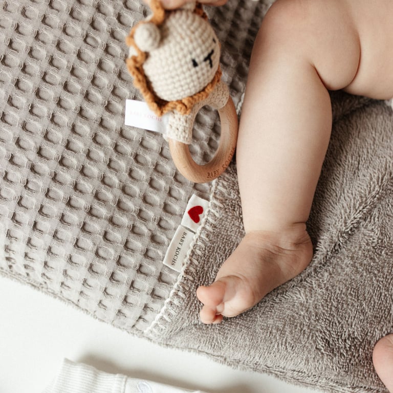 Koeka x Baby Kochs LOVE Wickelauflagenbezug Amsterdam Bonn, Clay