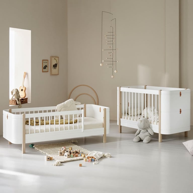 Oliver Furniture Wood Mini+ Juniorbett weiß eiche 2