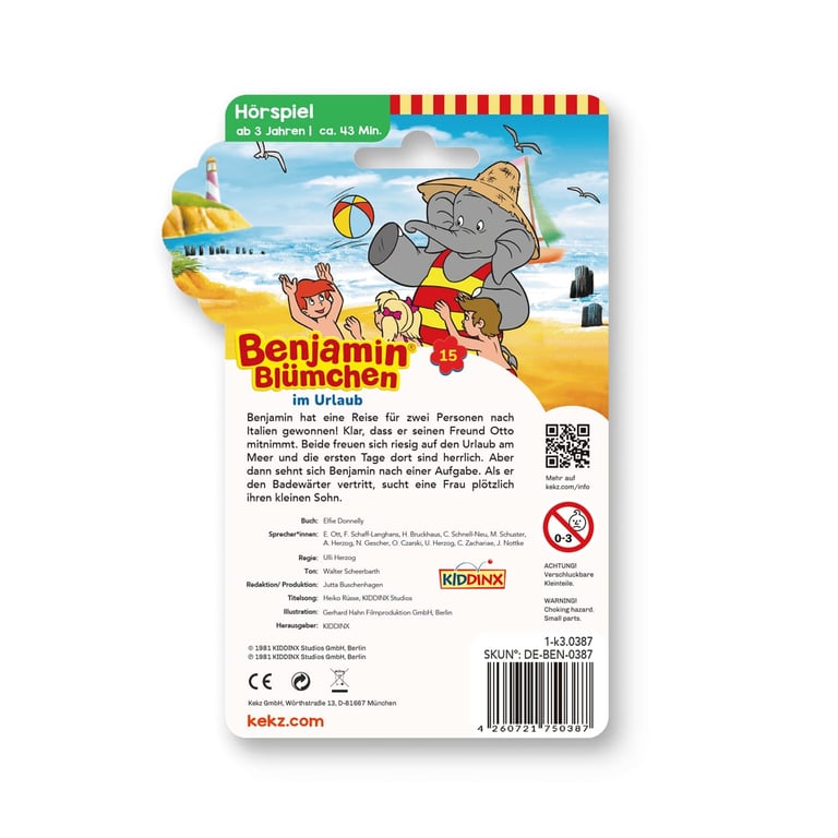 Kekz Audiochip Benjamin Blümchen macht Urlaub 1