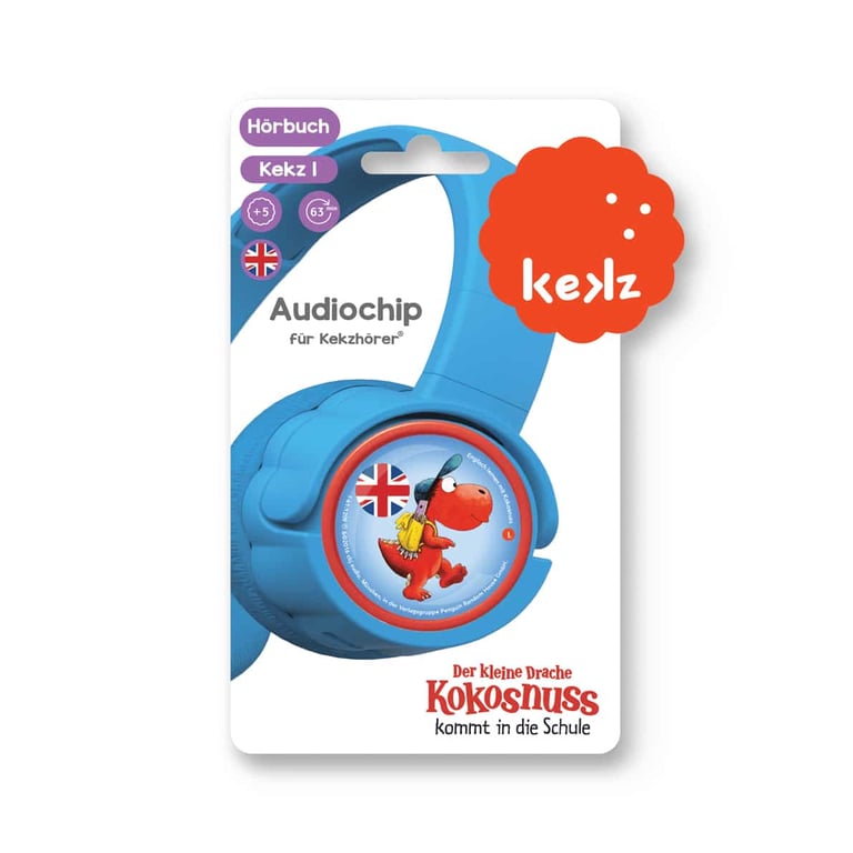 Kekz Audiochip Der kleine Drache Kokosnuss - Kommt in die Schule Englisch 1