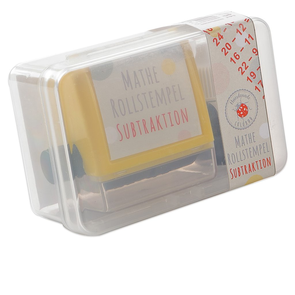 Lulubug Mathematik Rollstempel Subtraktion