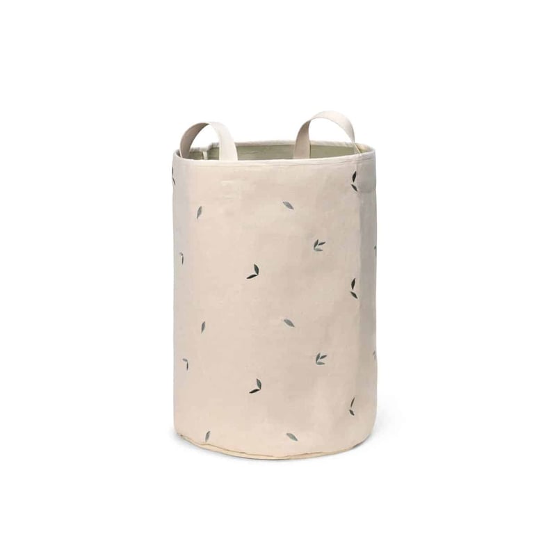 Dear April bestickte Aufbewahrungskörbe, groß, Leaves