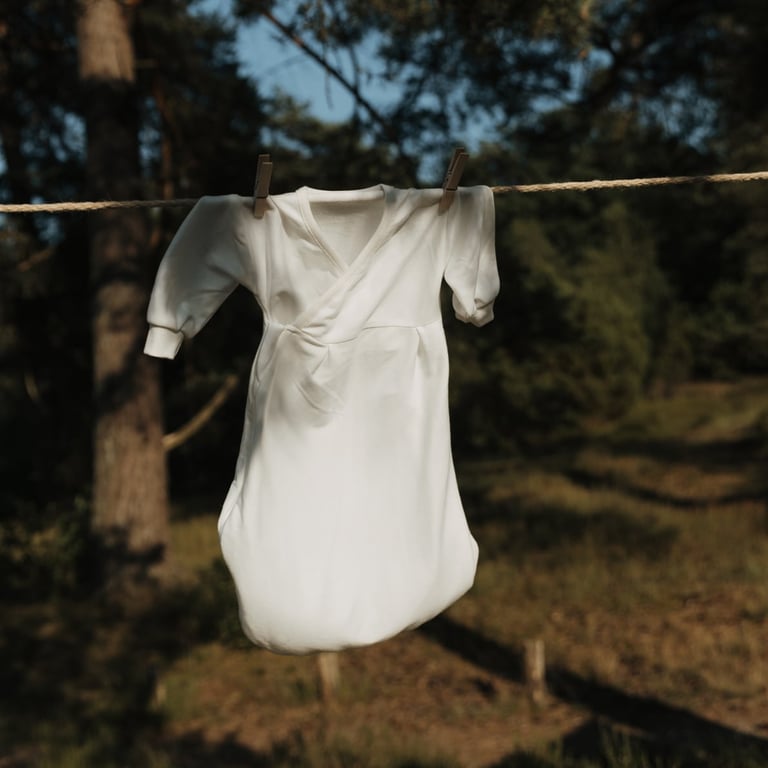 Heike vom Heede x Alvi Baby-Mäxchen Innensack Supima (0,5 TOG), weiß image