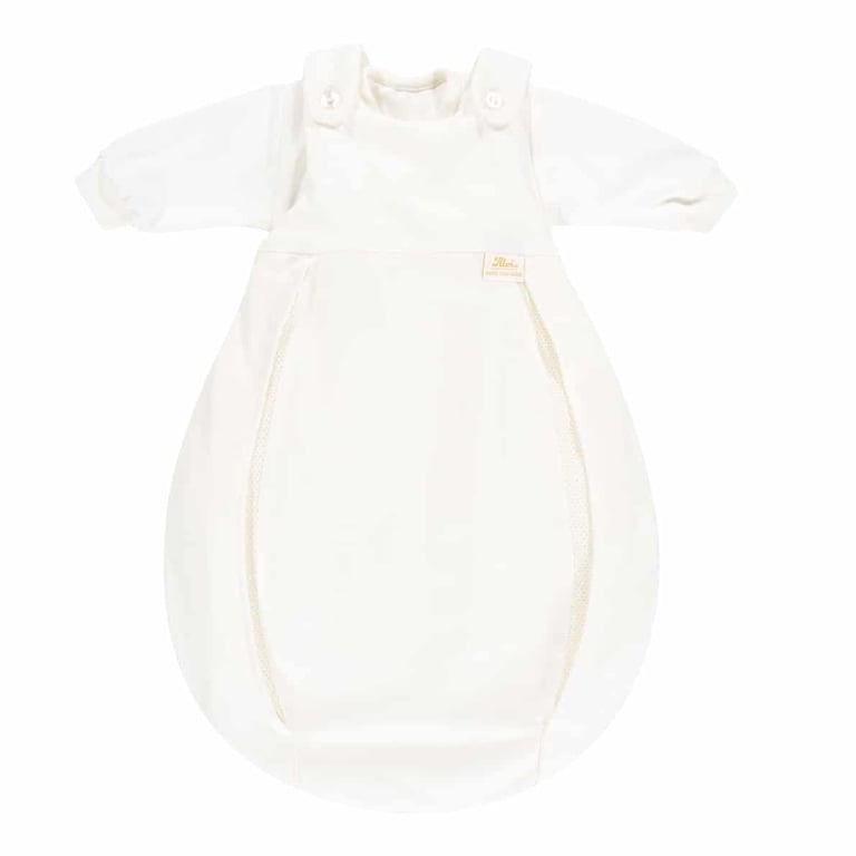 Heike vom Heede x Alvi Baby-Mäxchen mit Belüftungssystem 2-teilig Supima weiß (2,0 TOG)