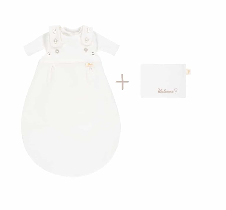 Heike vom Heede x Alvi Frühchen-Schlafsack 2-teilig + Tuch, Supima (2,0 TOG)