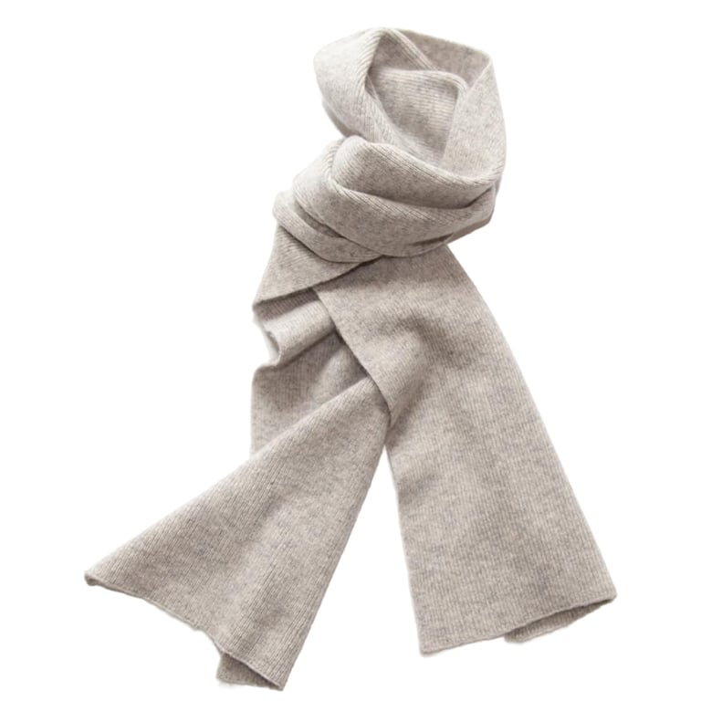 Papa Lobster Schal Karli, hellgrau melange