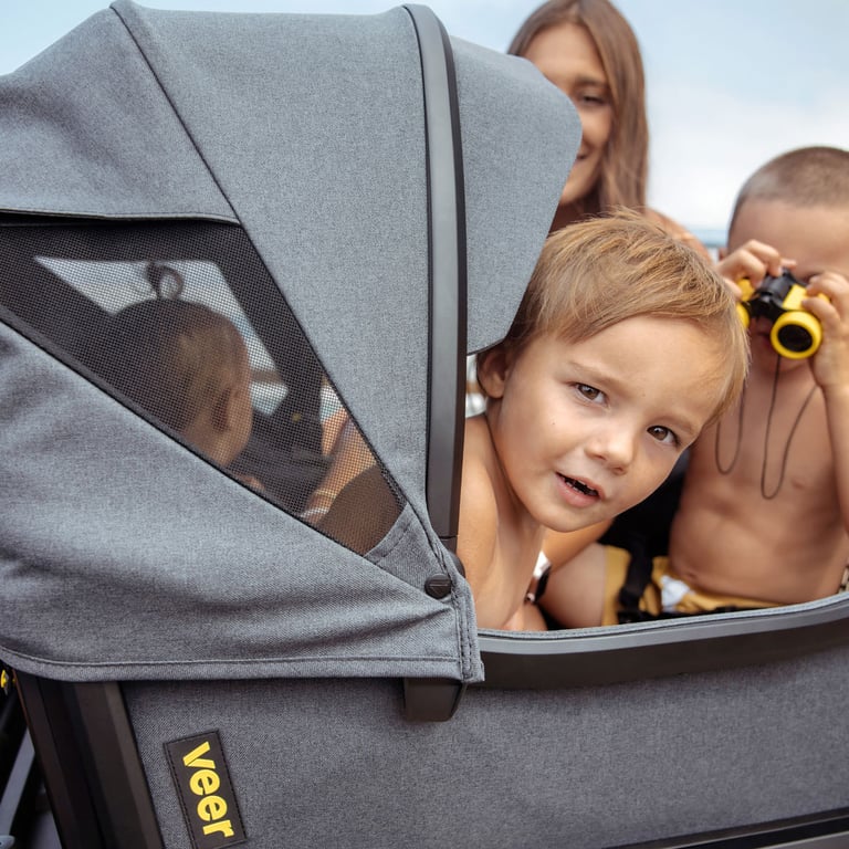 Sonnendach für Veer Cruiser XL - dunkelgrau/schwarz 3