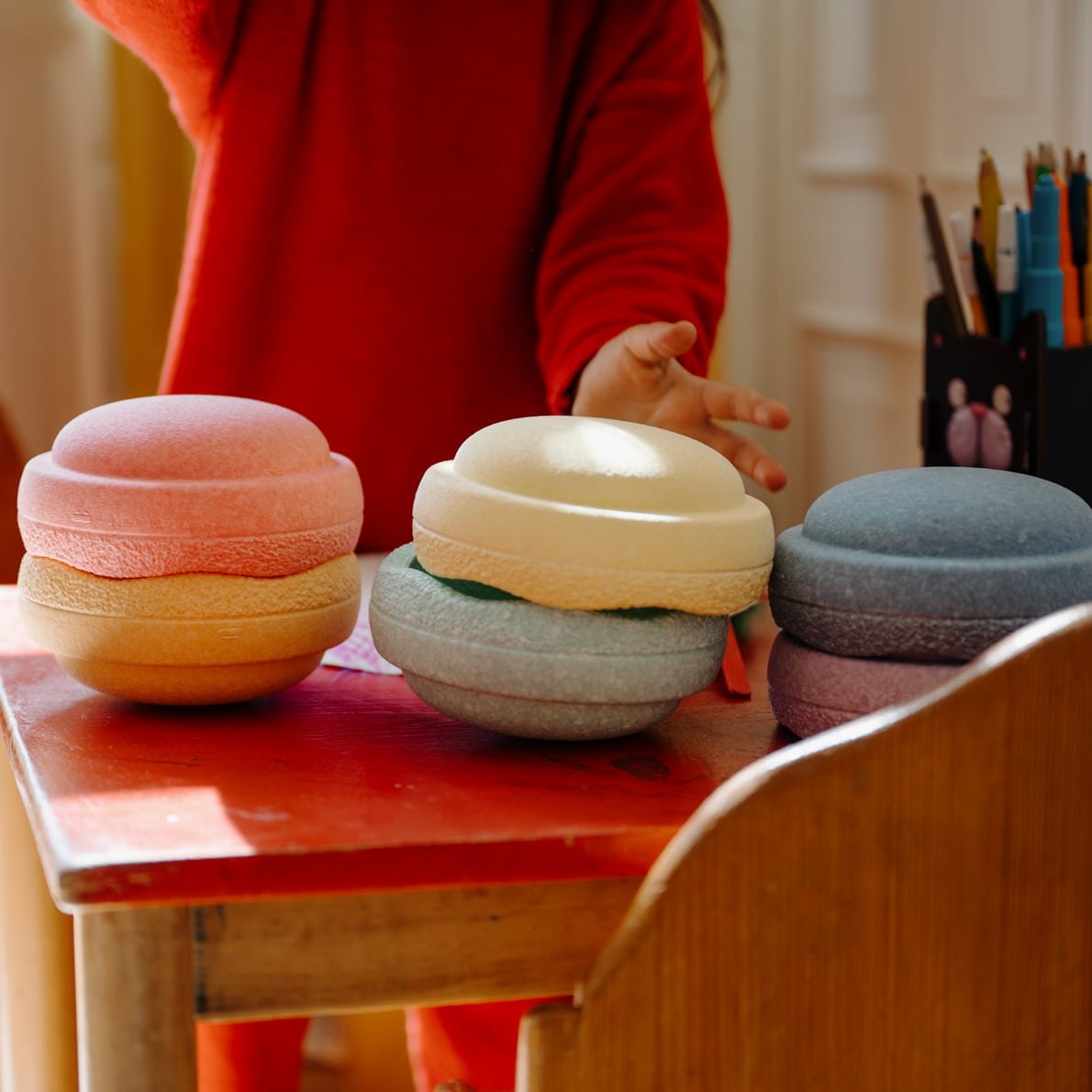 Stapelstein Original Mini rainbow pastel 7