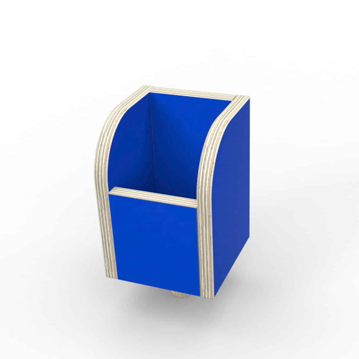 Pure Position Stiftebox, mitwachsender Tisch, enzianblau