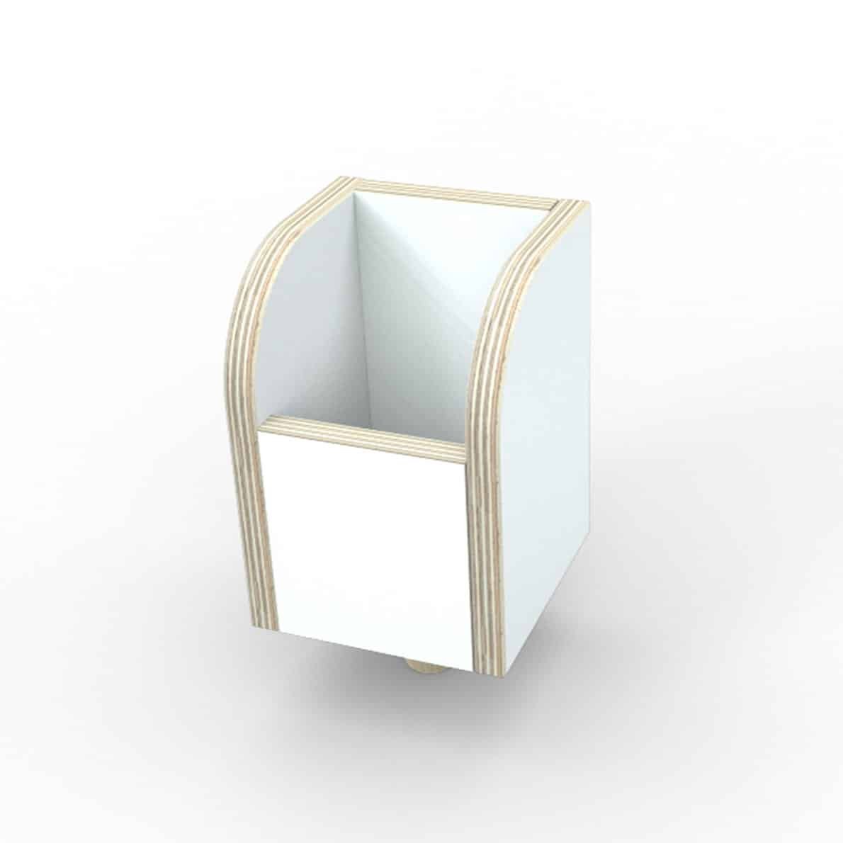 Pure Position Stiftebox, mitwachsender Tisch, reinweiss