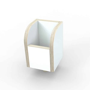 Pure Position Stiftebox, mitwachsender Tisch, reinweiss