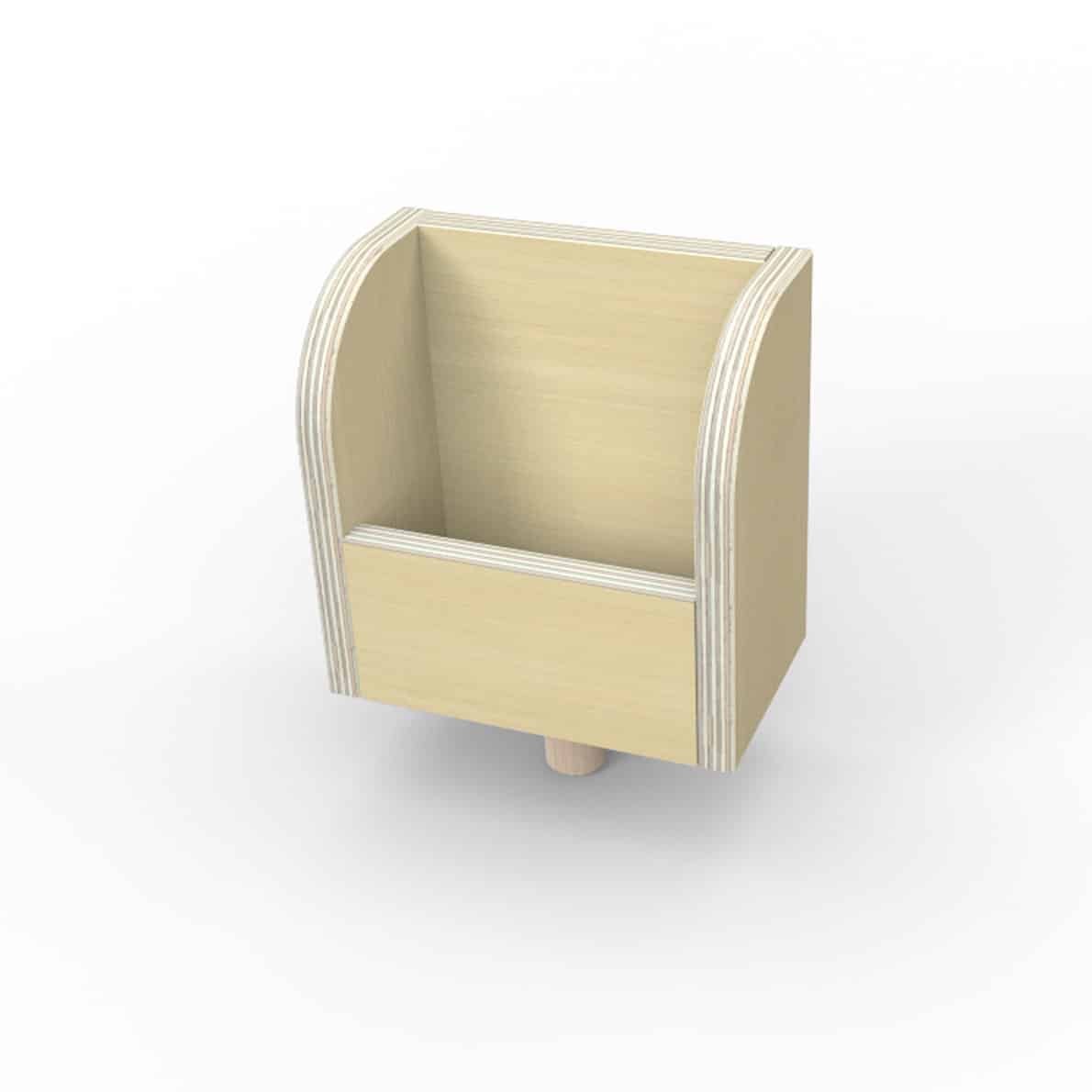 Pure Position Zettelbox, mitwachsender Tisch, Birke