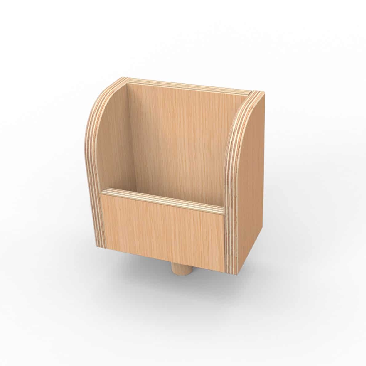 Pure Position Zettelbox, mitwachsender Tisch, buche geölt