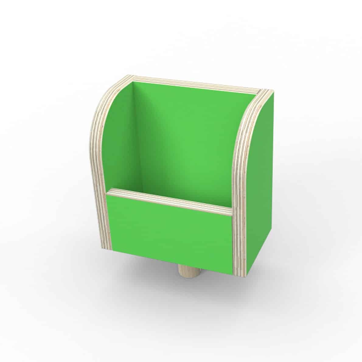 Pure Position Zettelbox, mitwachsender Tisch, maigrün