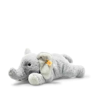 Steiff Kuscheltier Elna Elefant, hellgrau liegend