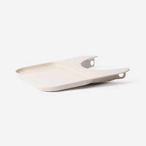 KAOS Klapp Tisch für den Klapp Hochstuhl, ivory