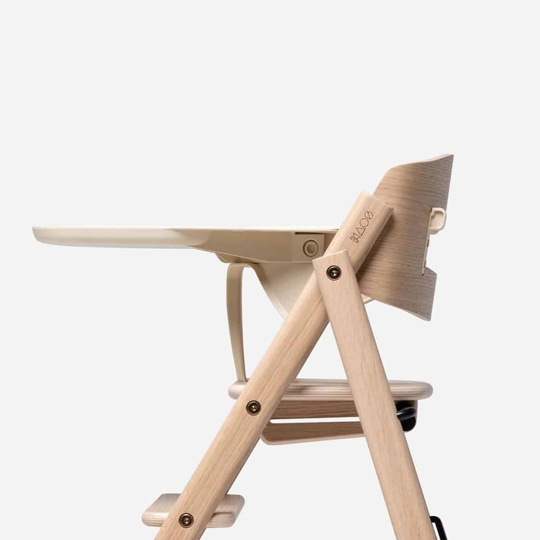 KAOS Klapp Tisch für den Klapp Hochstuhl, ivory