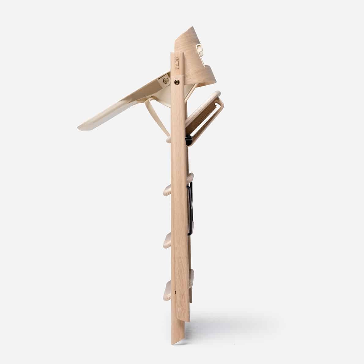 KAOS Klapp Tisch für den Klapp Hochstuhl, ivory