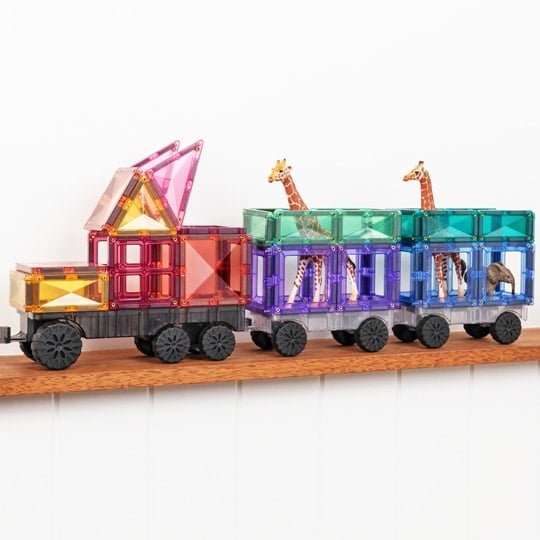 Connetix Magnetbausteine Pastel Transport 50-teilig 1