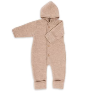 ngel Overall Woll-Fleece sand melange