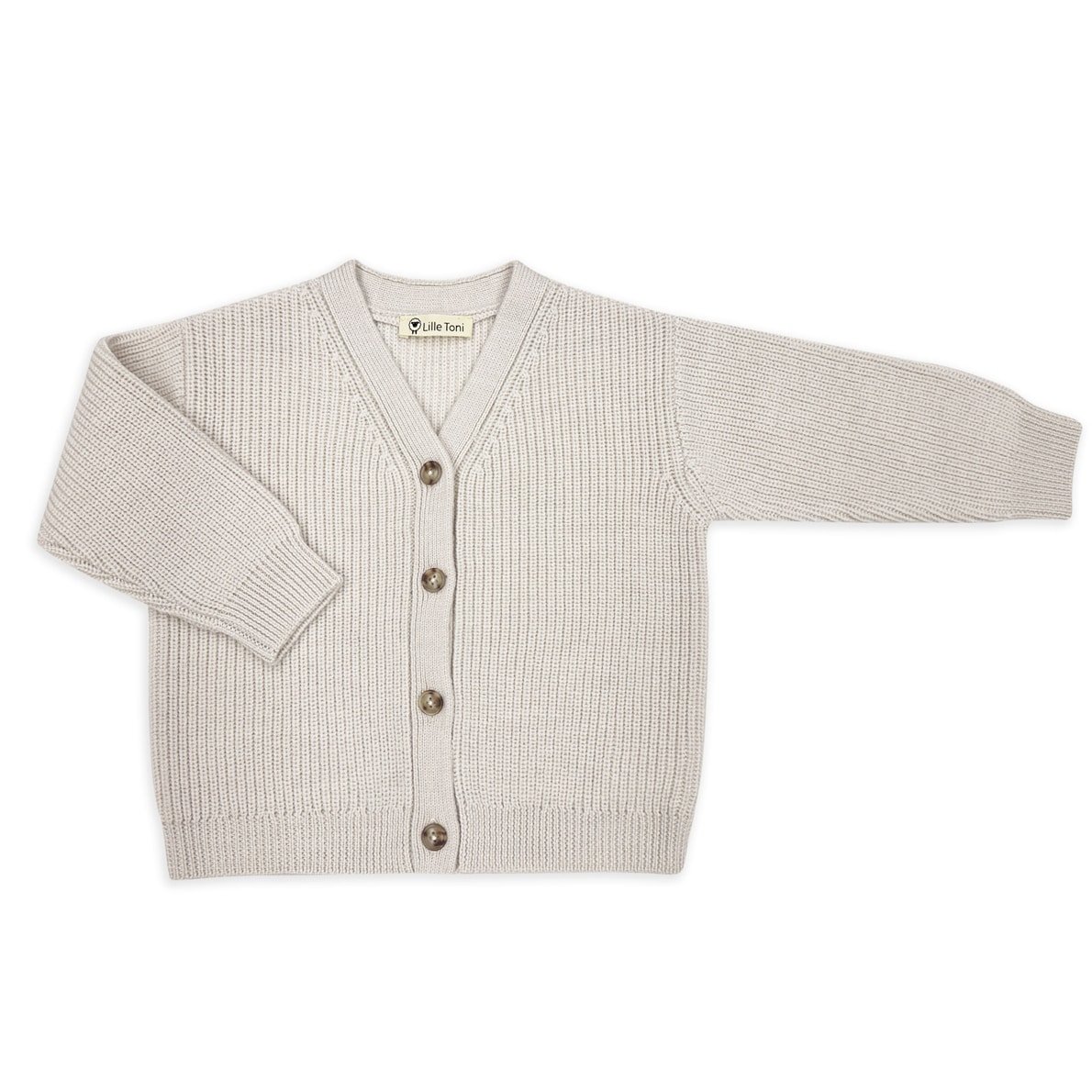 Lille Toni Strick-Cardigan Pauli, Creme