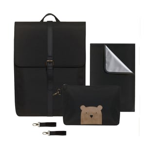 Little Who Wickelrucksack Linea Black