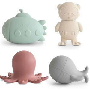 Mushie Badespielzeug Sealife (4-teilig)