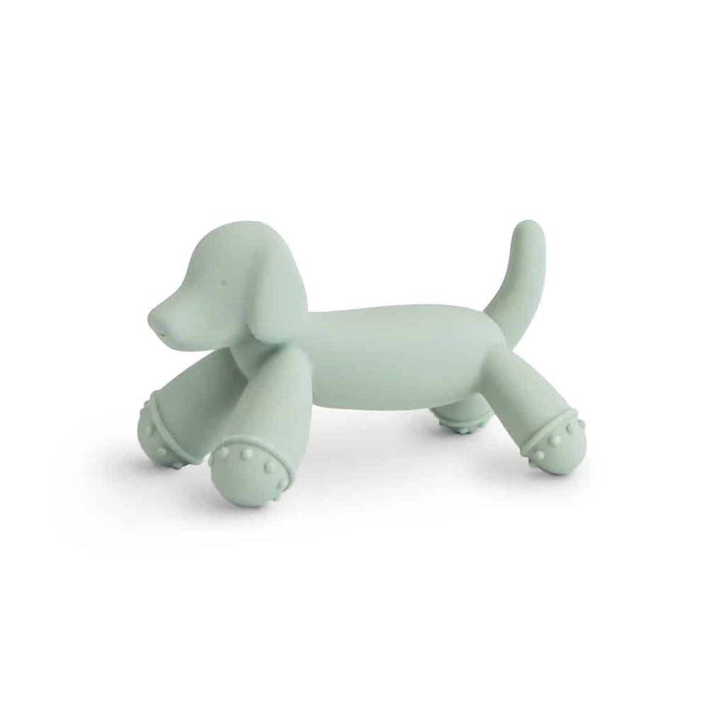 Mushie Beißring Hund, cambridge blue