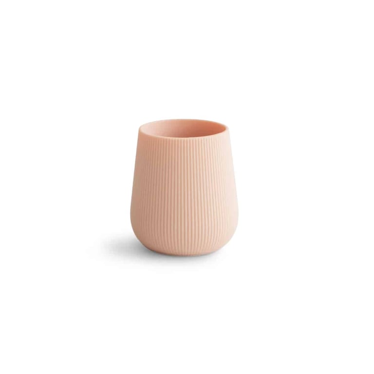 Mushie Trinklernbecher Silikon Starter Cup Blush