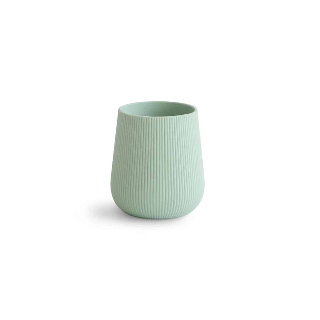 Mushie Trinklernbecher Silikon Starter Cup Cambridge Blue