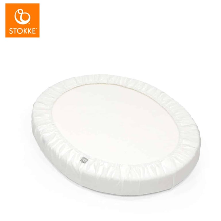 Stokke Sleepi Mini Spannbettlaken, weiß 2