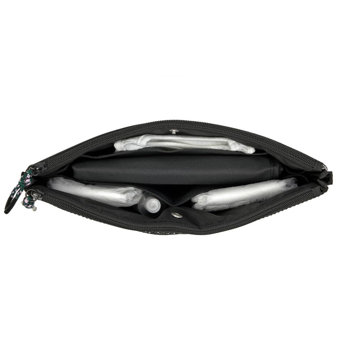 Lässig Windeltasche, kleine Wickeltasche, schwarz