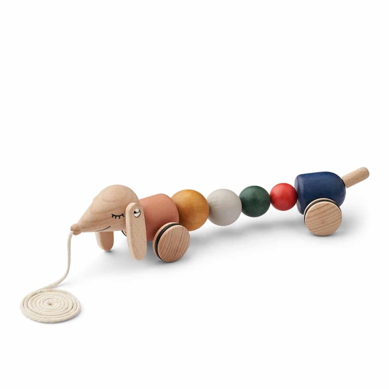 Liewood Nachziehhund - Barthes Golden caramel multi mix