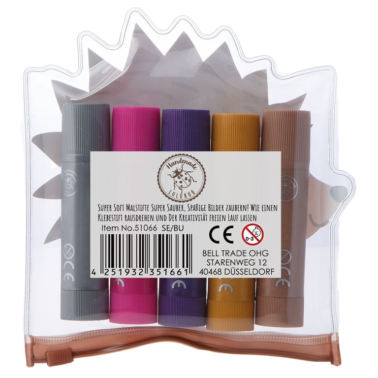 Lulubug Malstifte Supersoft, 5er Set, Igel 1