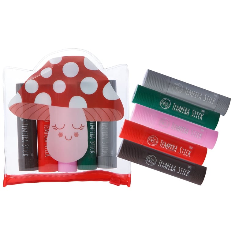 Lulubug Malstifte Supersoft, 5er Set, Pilz