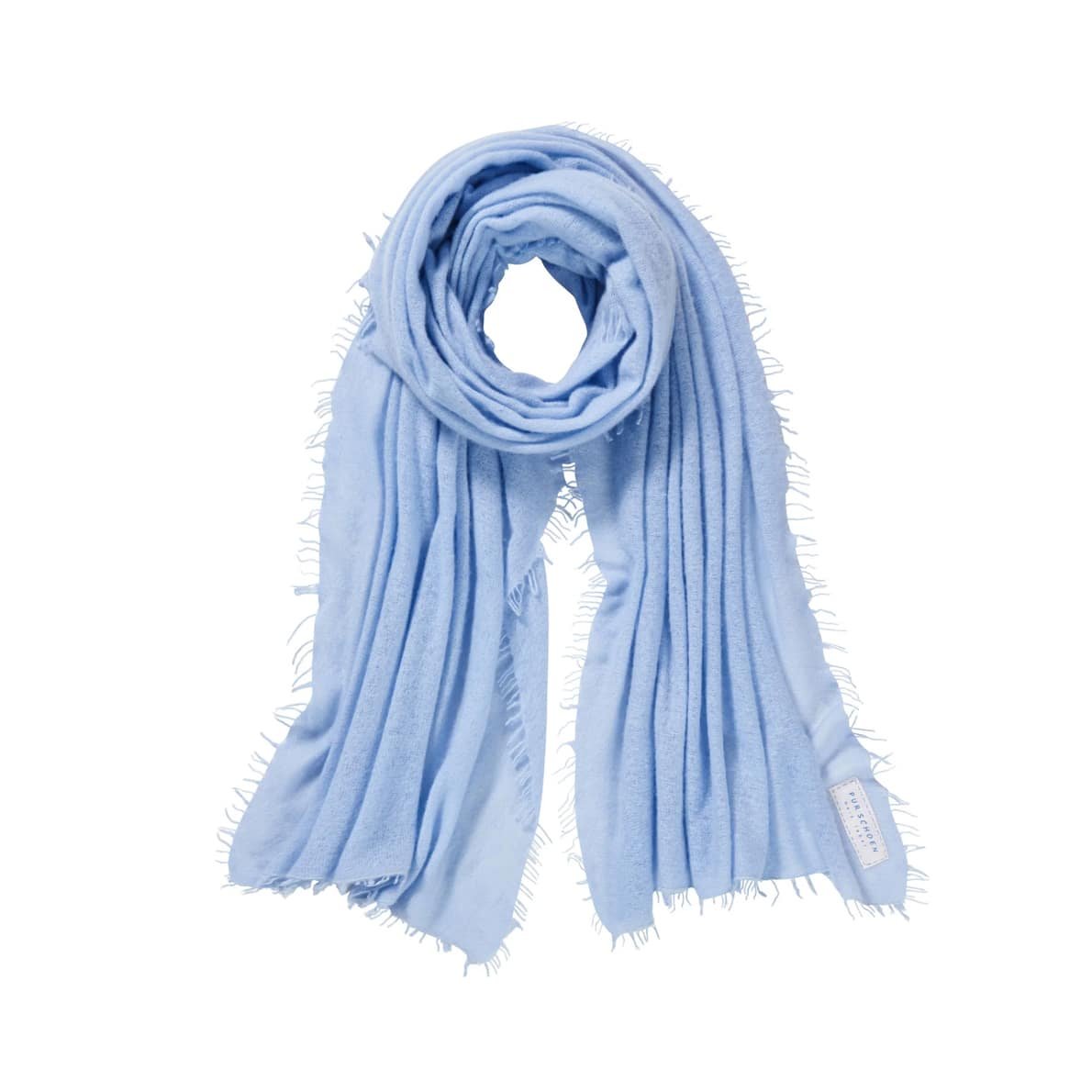 Purschoen Kaschmir Schal puder blau