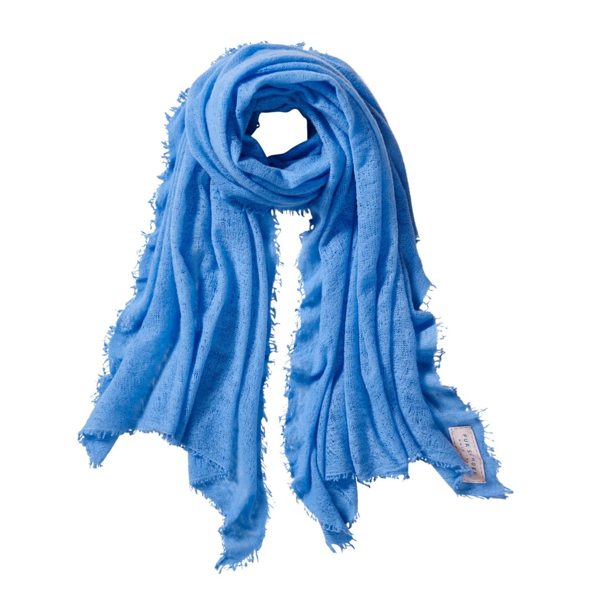 Purschoen Kaschmir Schal sky blue