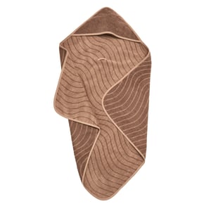 Leander Hoodie Babyhandtuch mit Kapuze, Clay