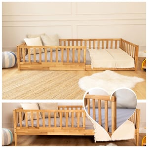 Avec Amour x Baby Kochs Bodenbett 90x200 cm 4