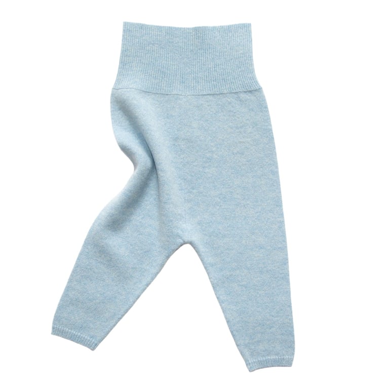Papa Lobster Babyhose Bobby, hellblau mélange 1
