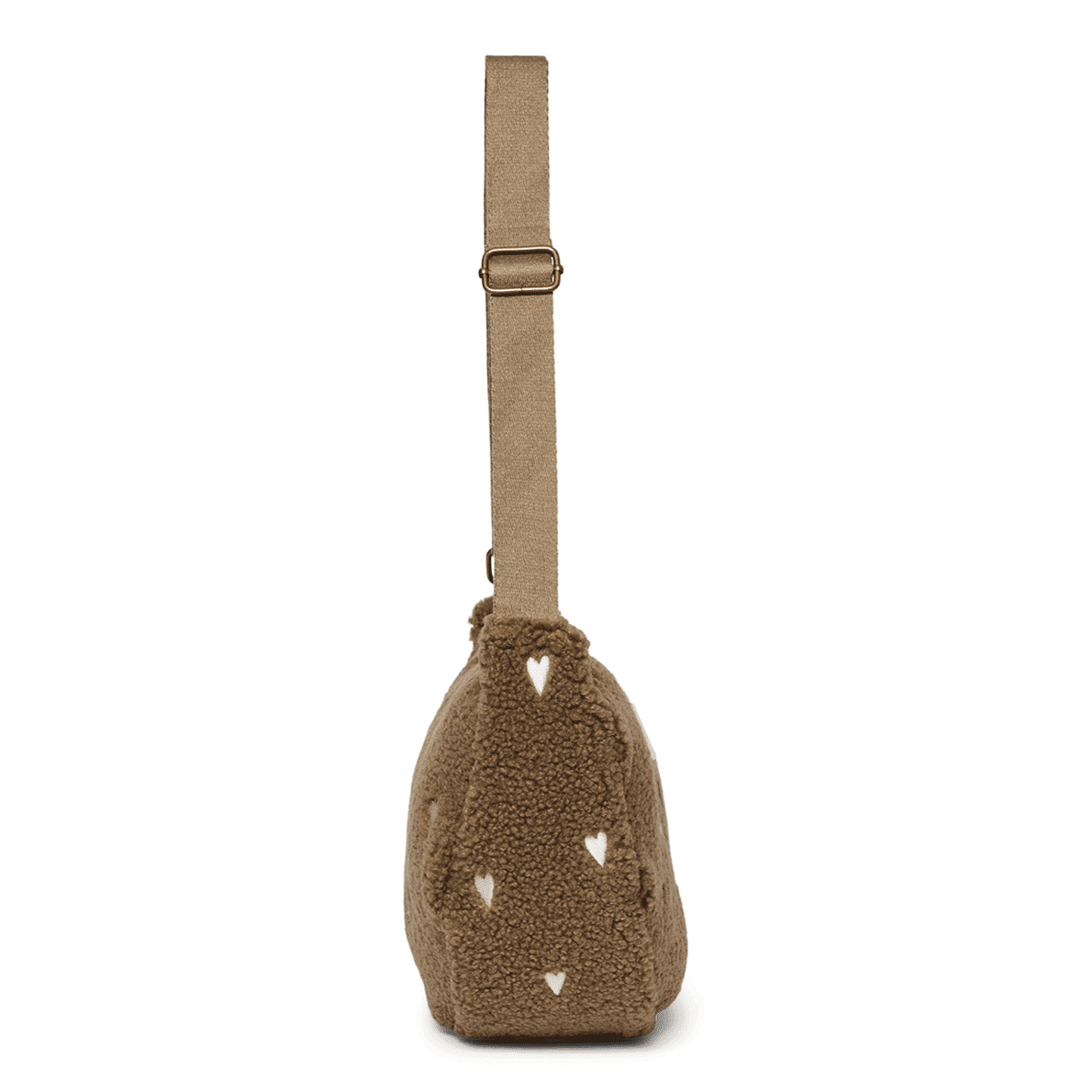 Studio Noos Adult Fanny Bag Teddy Pouch Hearts brown 2